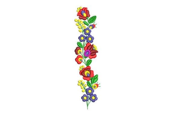 Flowers with Colorful Leaves Artistic Embroidery Review