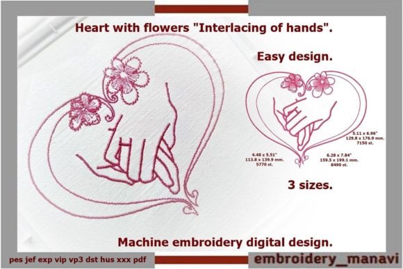 Heart Hands: A Seasonal Embroidery Design Review