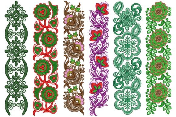 Intricate Flowers Borders Set: A Seasonal Design Review