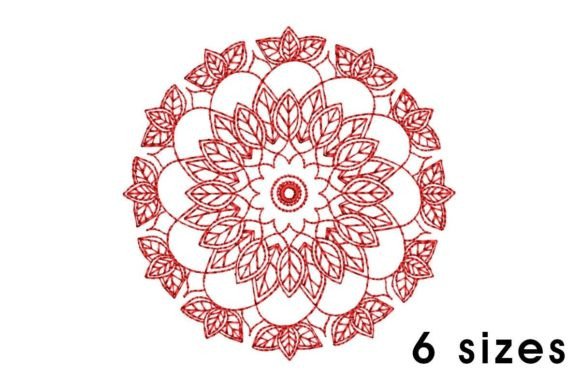 Mandala Flowers Center Leaves Circular Review