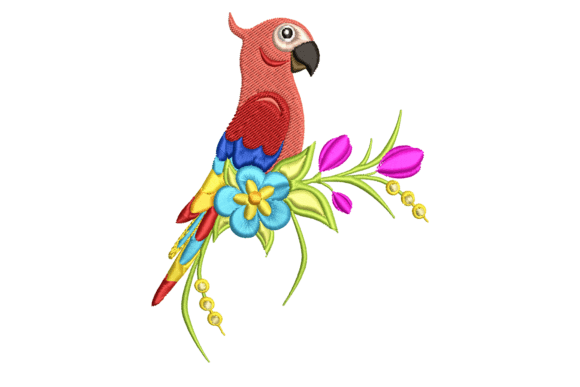 Parrot with Flowers: An Etsy Seller's Review