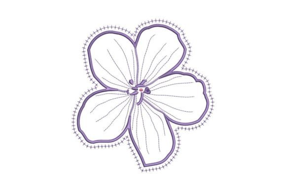 Purple Flower Applique: A Craft Fair Seller Review