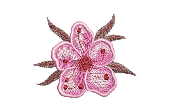 Single Sakura Flower: A Designer’s Stitch Test