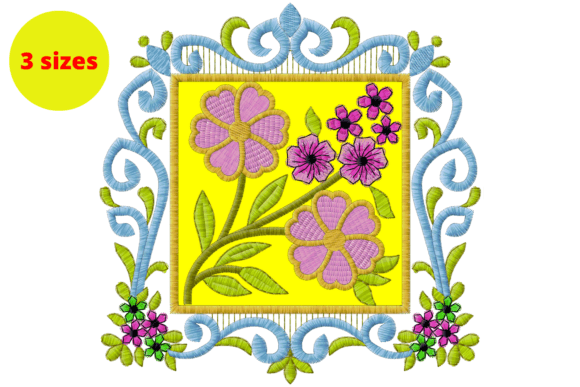 Square Flowers Frame: Craft Fair Review