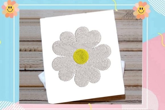 White Flower: Elegant Holiday Embroidery Design