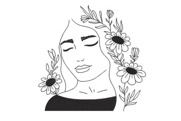 Woman with Flowers: A Seasonal Embroidery Review